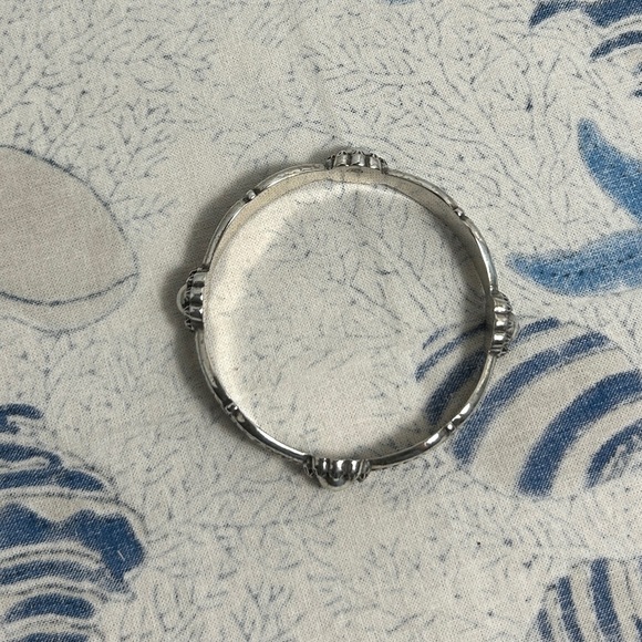 Brighton City of Lights Bangle Bracelet Silver Plated Retired Signed - Picture 5 of 12